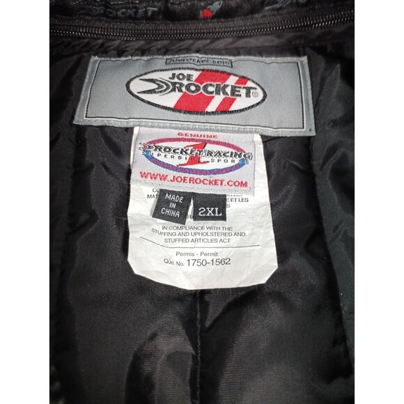 Joe Rocket Men’s Motorcycle Jacket – Grey/Black Ballistic Armored – Size XXL – R - Picture 9 of 15